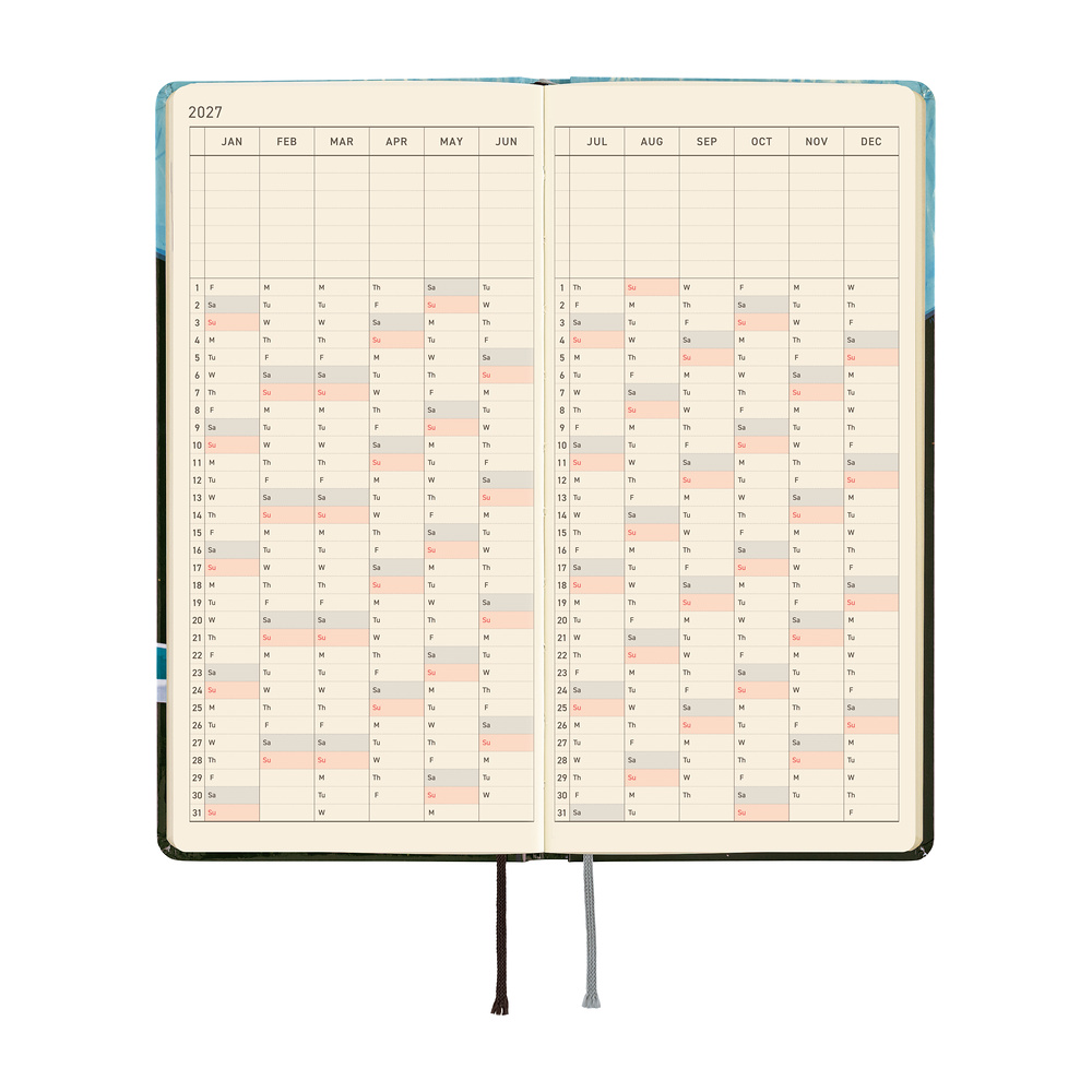 Hobonichi Hiroko Kubota: Meteor Shower in the Light Blue Forest - 2027