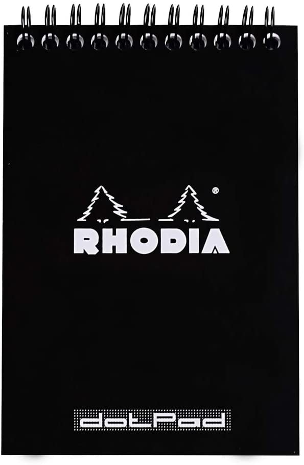 Rhodia No.13 Notepad A6 mit Doppelspirale Dot