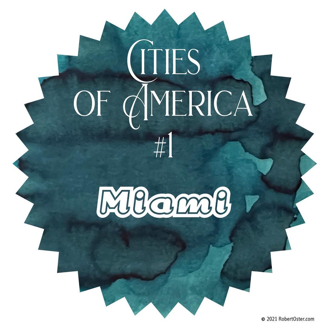 Robert Oster Cities of America -Miami 50ml  Robert Oster Cities of America -Miami 50ml