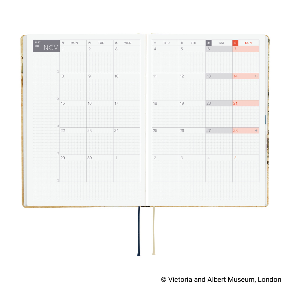 Hobonichi The V&A Series: Vine - 2027