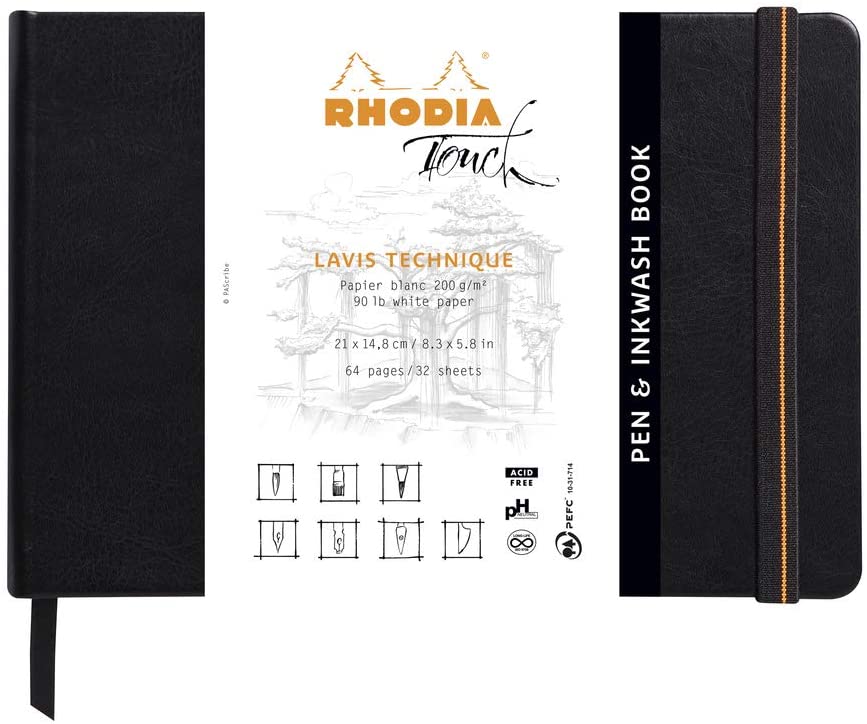 Rhodia Touch - Pen& Inkwash Book