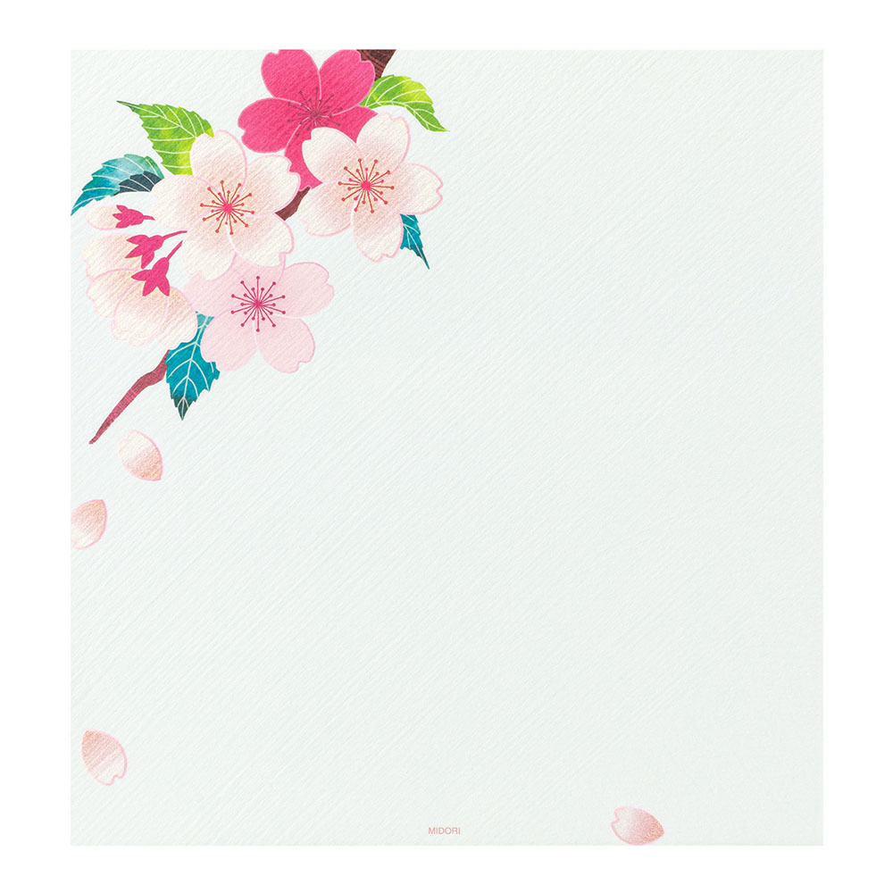 Midori Seasonal Stationery - Cherry Blossom