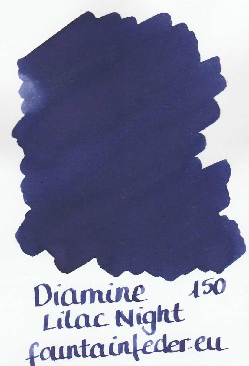 Diamine Lilac Night Ink Sample 2ml