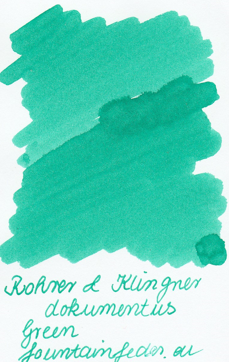 Rohrer & Klingner Documentus Green Ink Sample 2ml  
