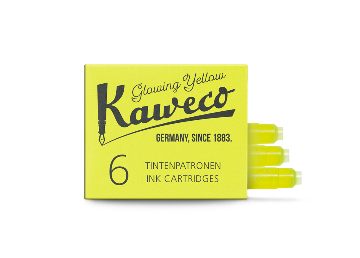 Kaweco Glowing Yellow Cartridges 