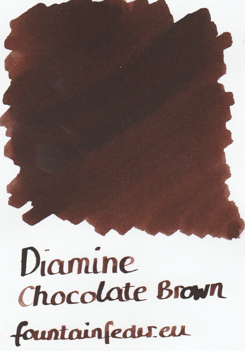 Diamine Chocolate Brown Ink Sample 2ml