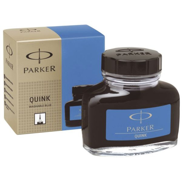 Details about   PARKER QUINK PEN INK BLUE BOTTLE 30ML FROM INDIA 