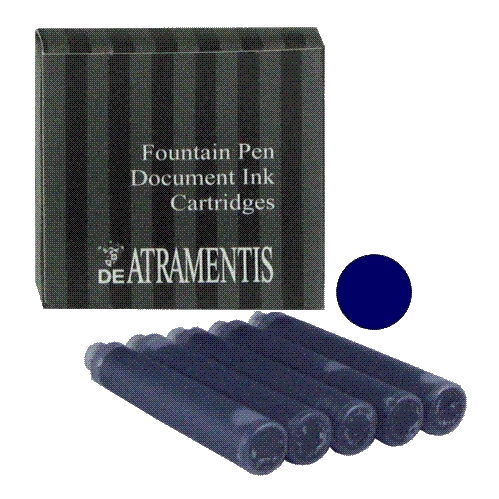 DeAtramentis Document Dark Blue Cartridges 