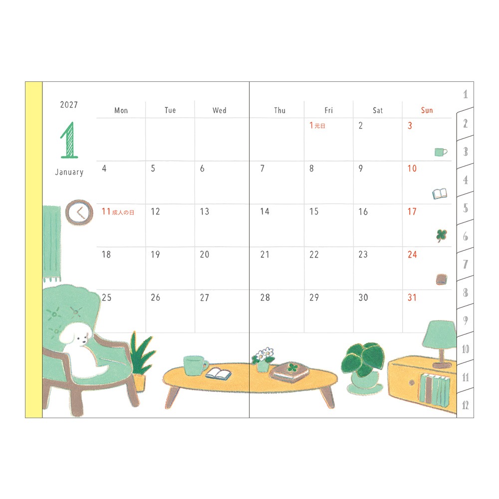 Midori Pocket Diary Mini 2027