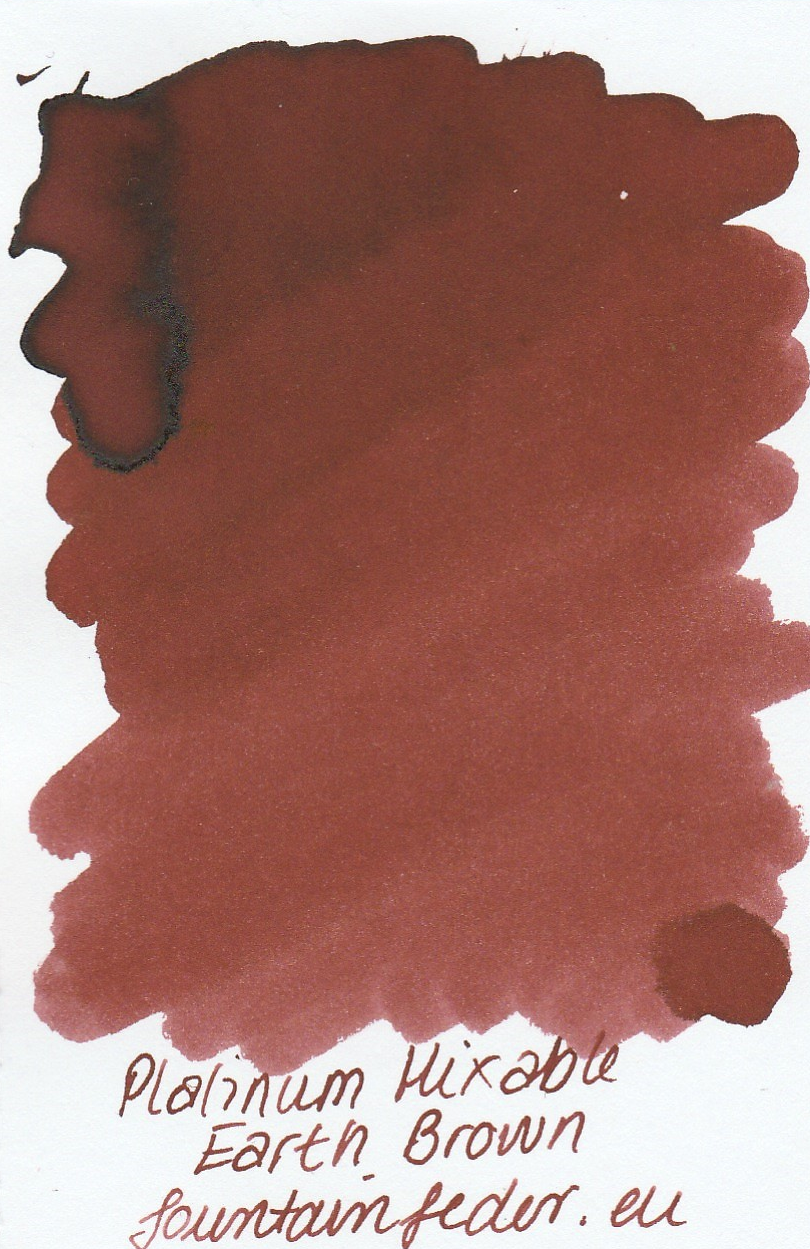 Platinum Mixable - Earth Brown Ink Sample 2ml  