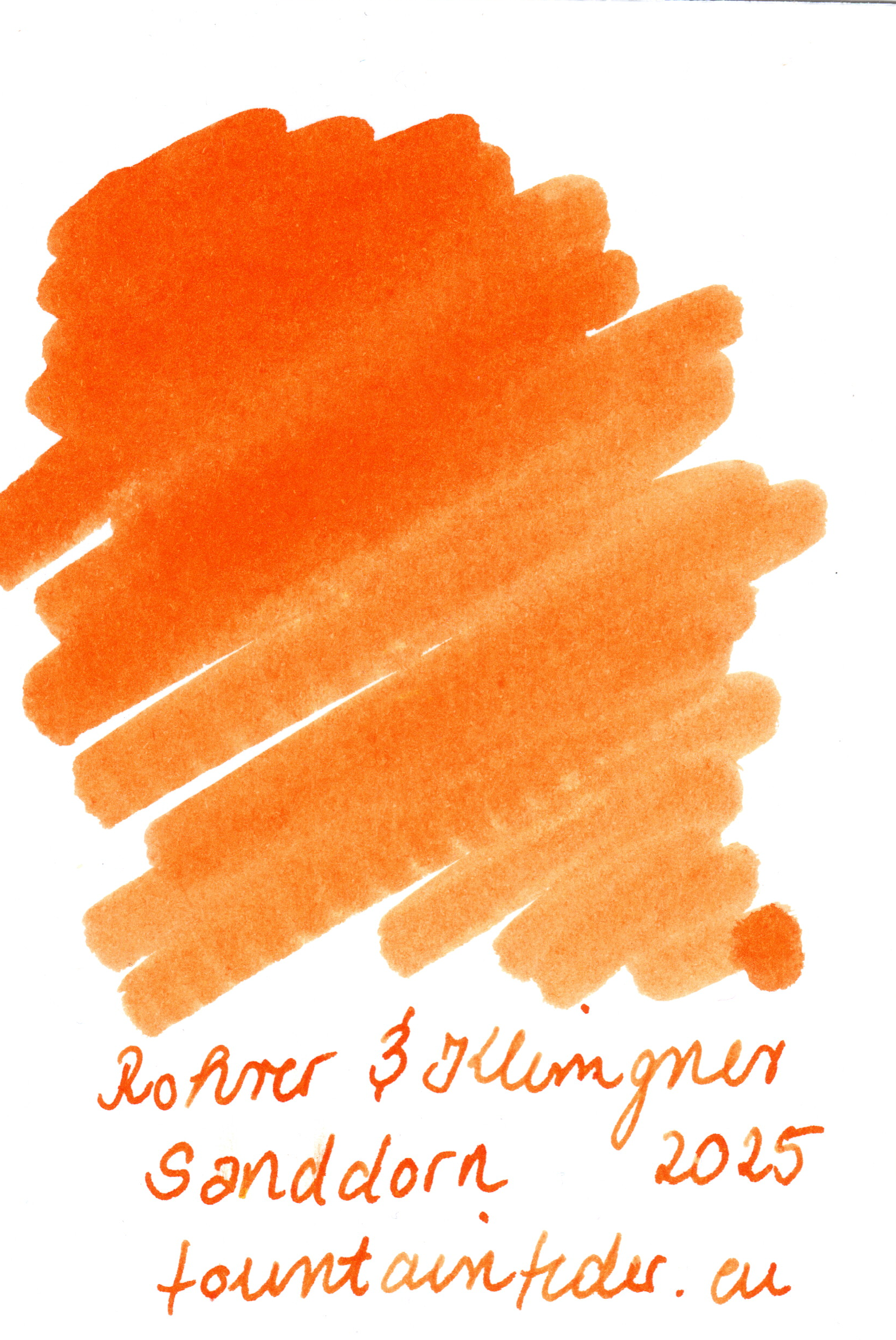 Rohrer & Klingner Sanddorn Ink Sample 2ml