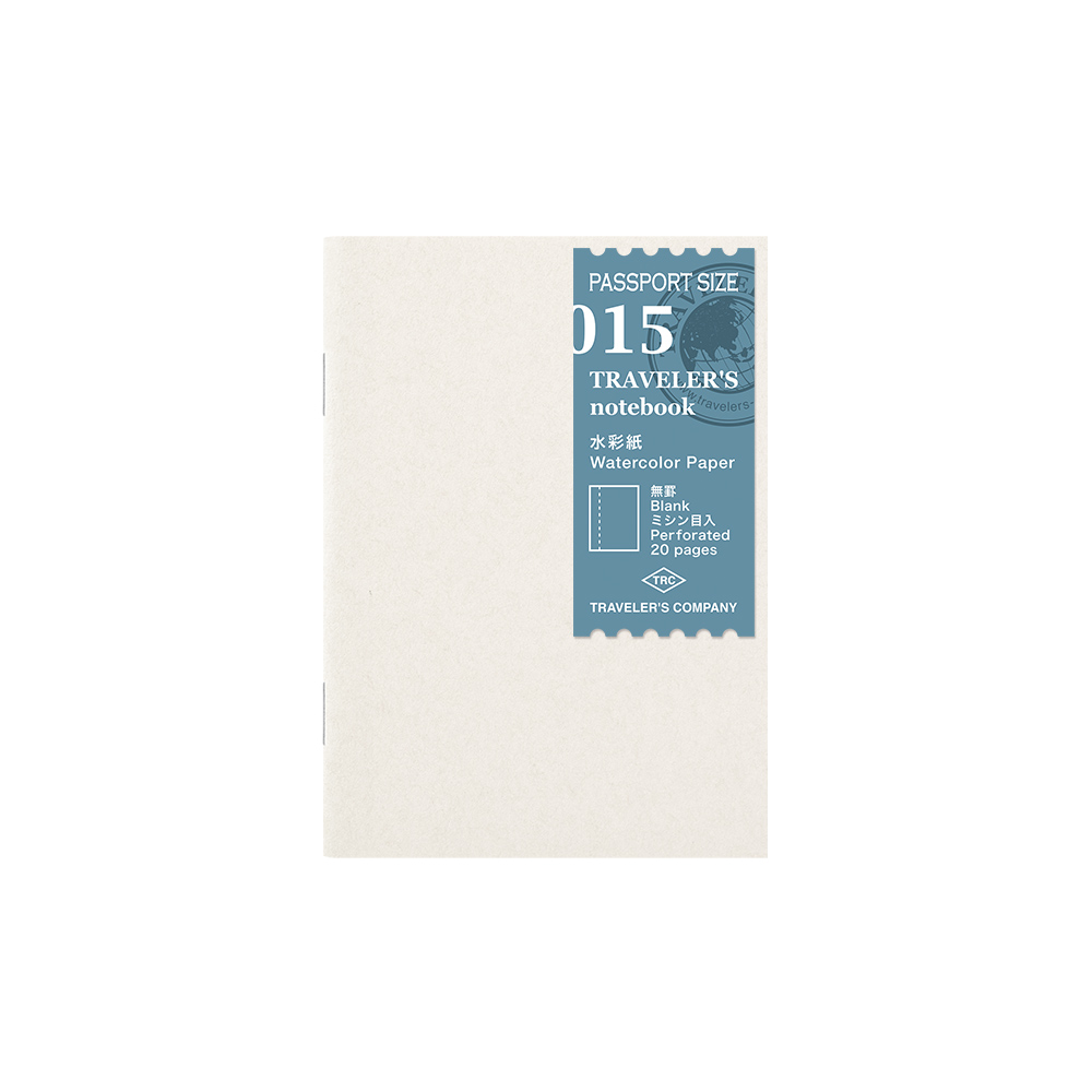 015. Watercolor Paper Notebook Refill PP Size
