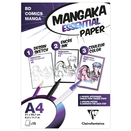Clairefontaine Mangaka Essential Paper