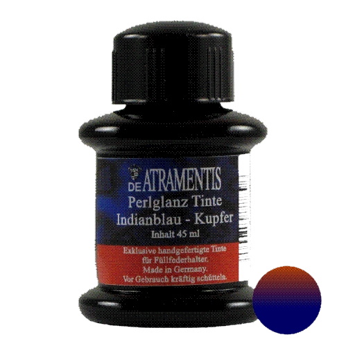 DeAtramentis Pearlescent Indianblue - Copper 45ml 