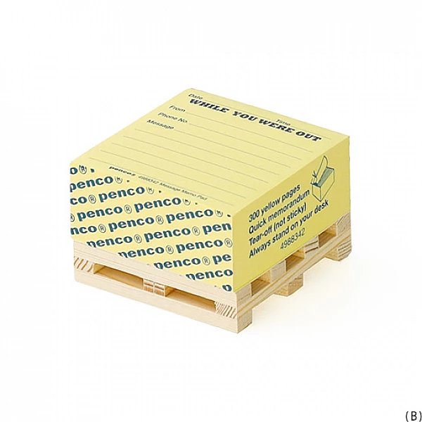 Penco Memo Block on Pallet
