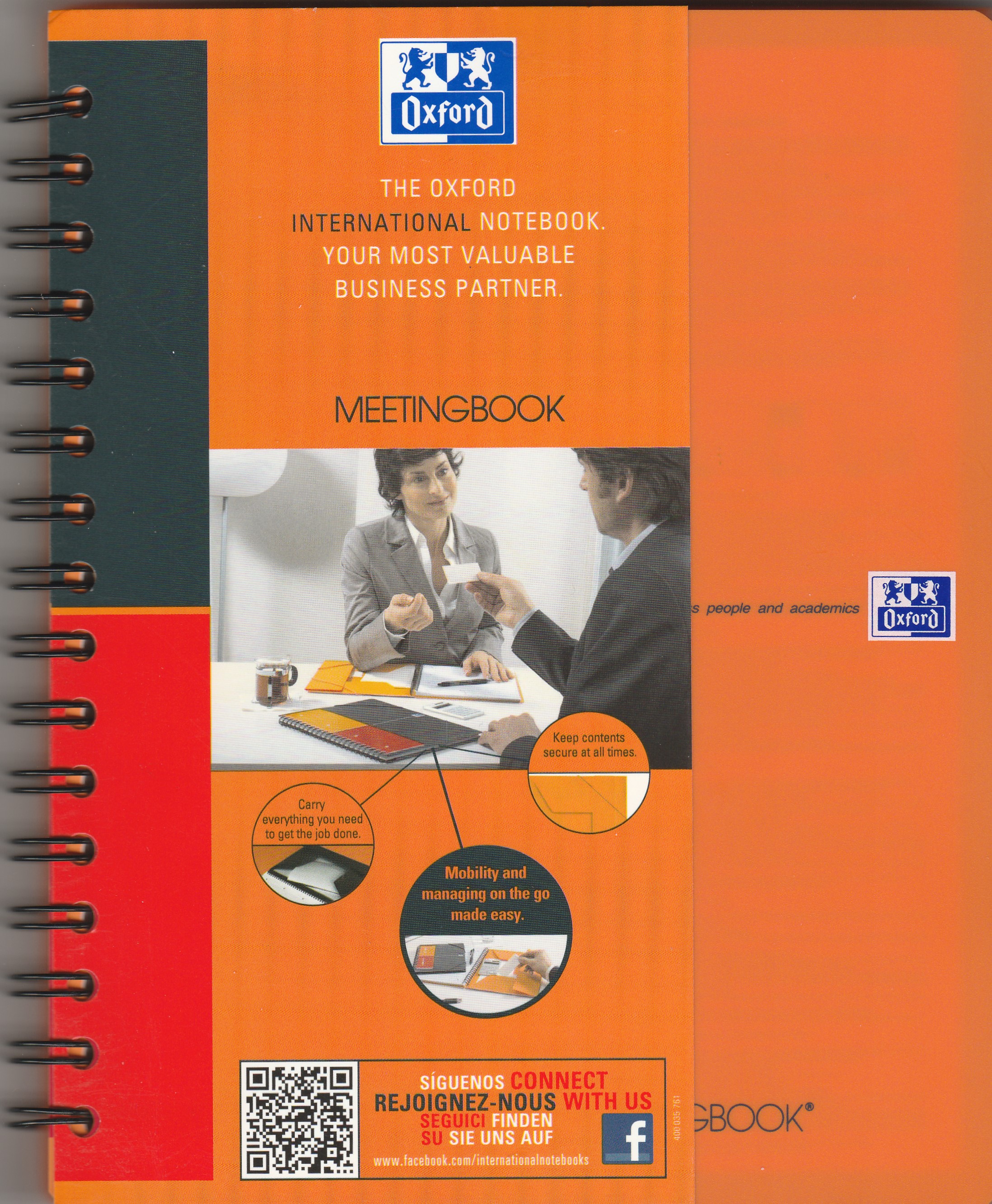 Oxford Meetingbook A5+ lined