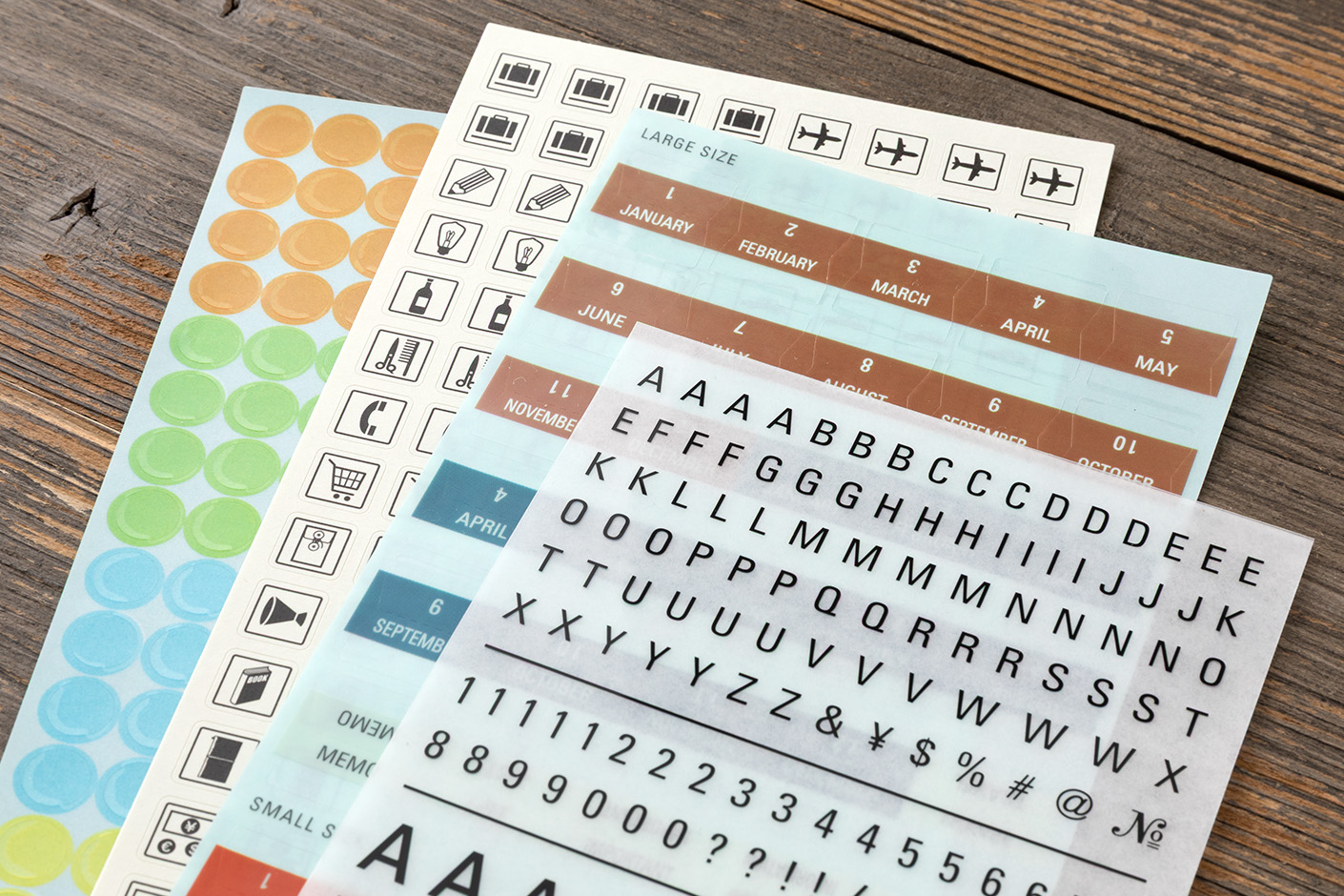 Traveler`s Company 2027 Customized Sticker Set