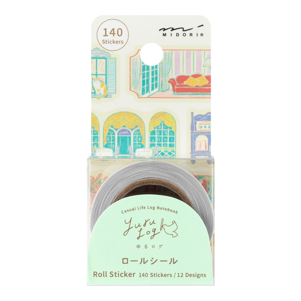 Midori Yuru Log Vol.3 Roll Sticker Window Views