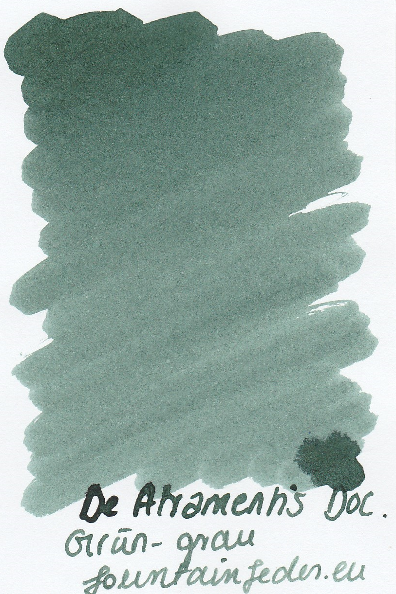 DeAtramentis Document Green Grey- Ink Sample 2ml