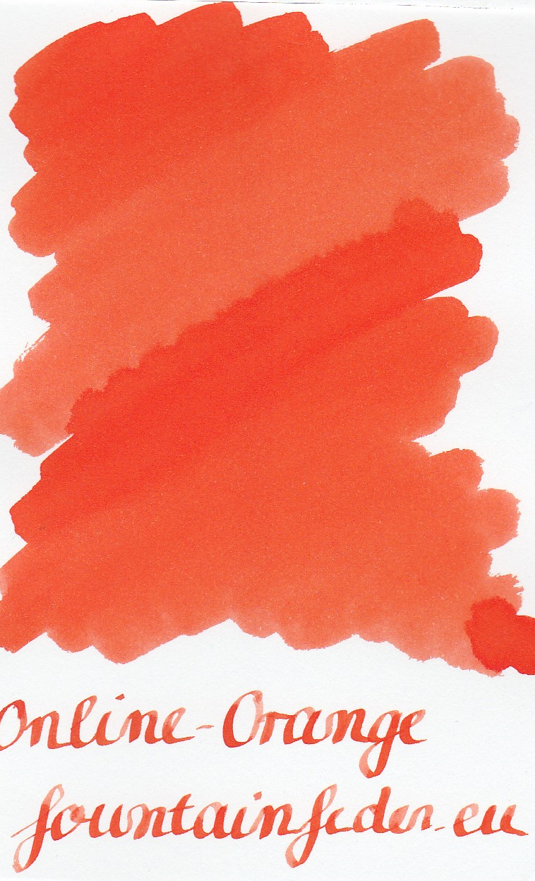 Online Orange Ink Sample 2ml  