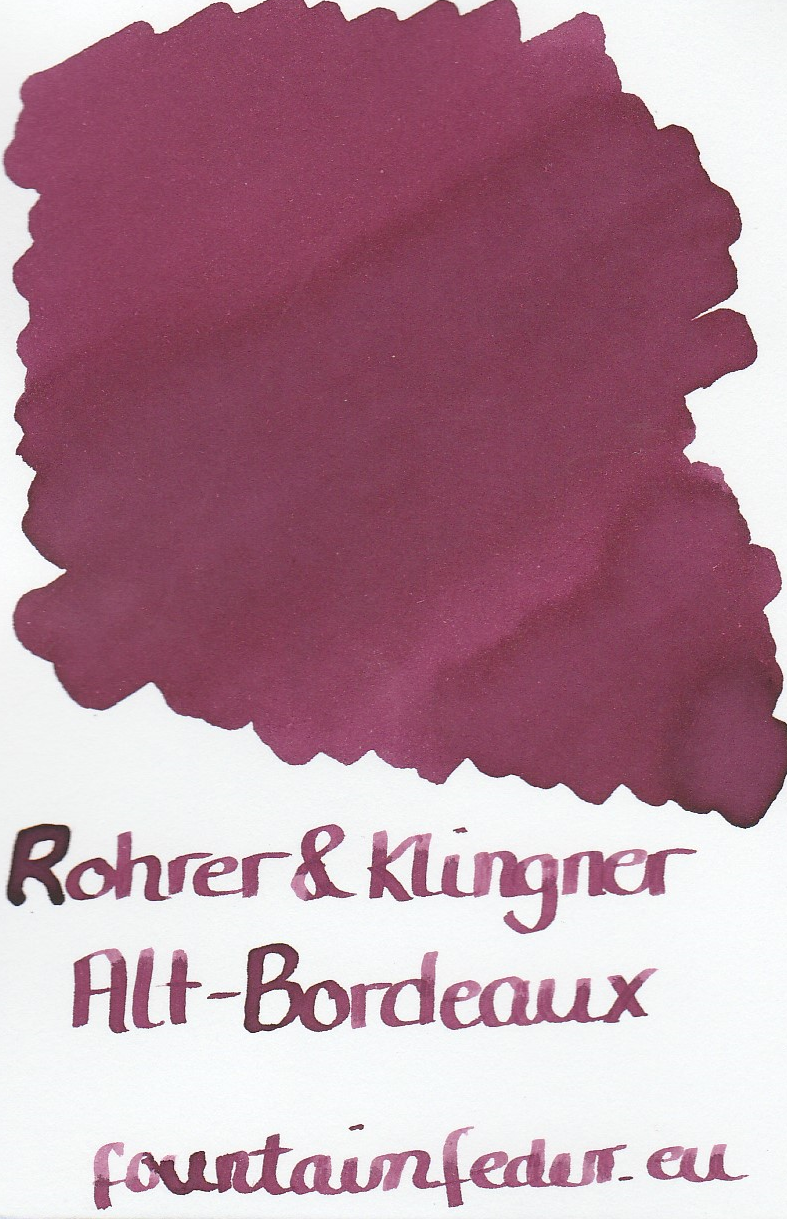 Rohrer & Klingner Alt Bordeaux Ink Sample 2ml  