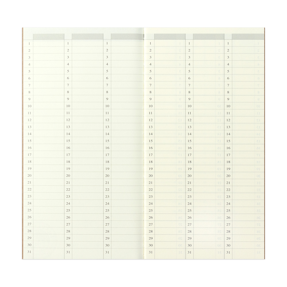 018. Free Diary Refill (Weekly) Regular Size