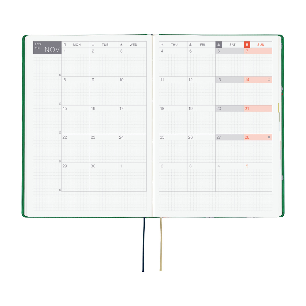 Hobonichi HON  Bow & Tie Sheep Sheep Sheep 2027