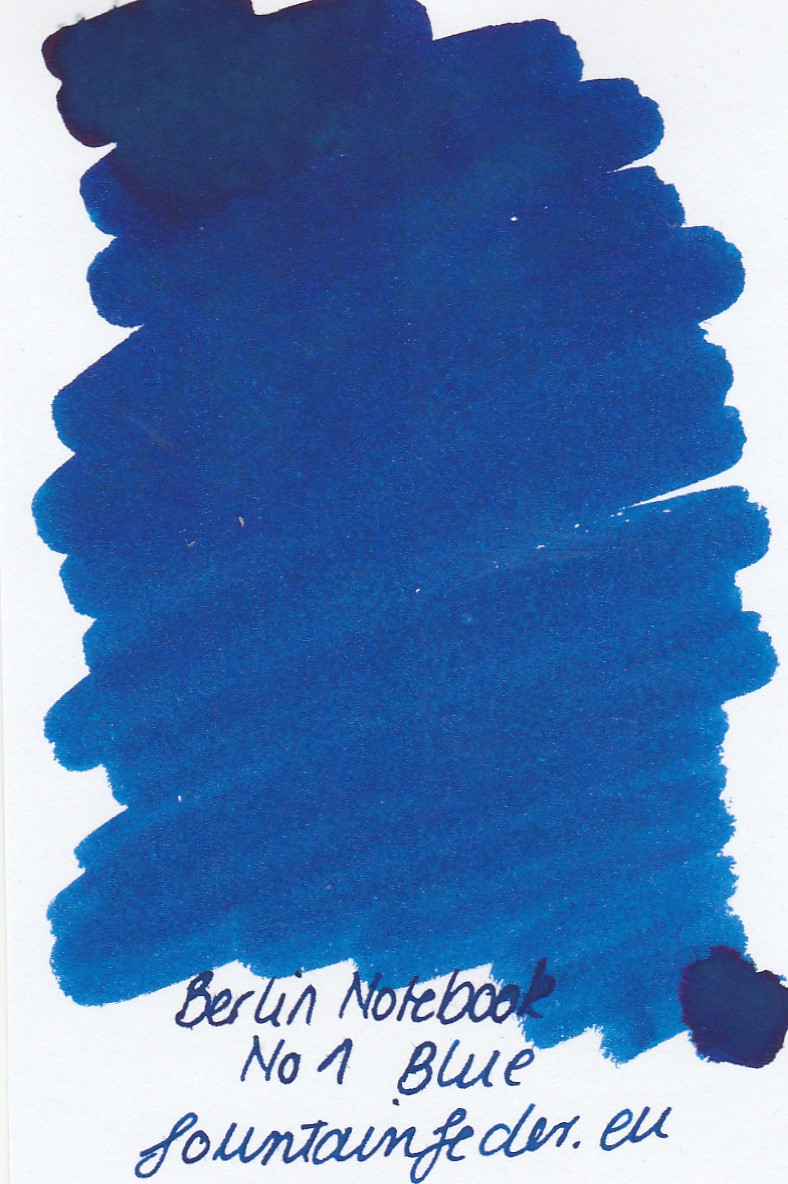 Berlin Notebook Blue No.1 Ink Sample 2ml