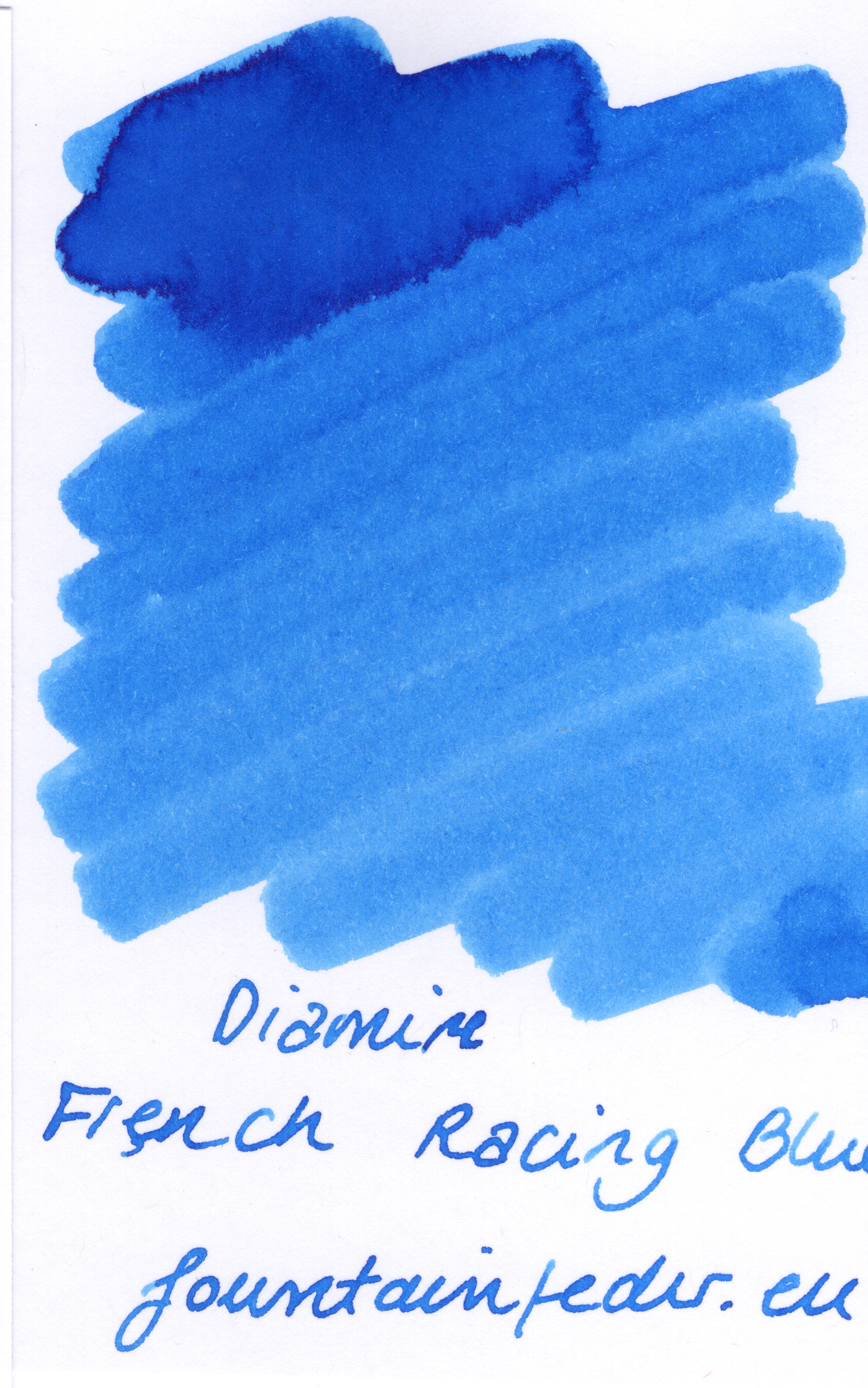 Diamine French Racing Blue Ink Sample 2ml 