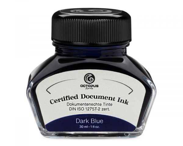 Octopus Document Ink - Dark Blue 30ml