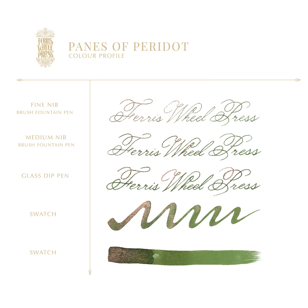 Ferris Wheel Press - The Book of Knights Series - Panes of Peridot 10ml