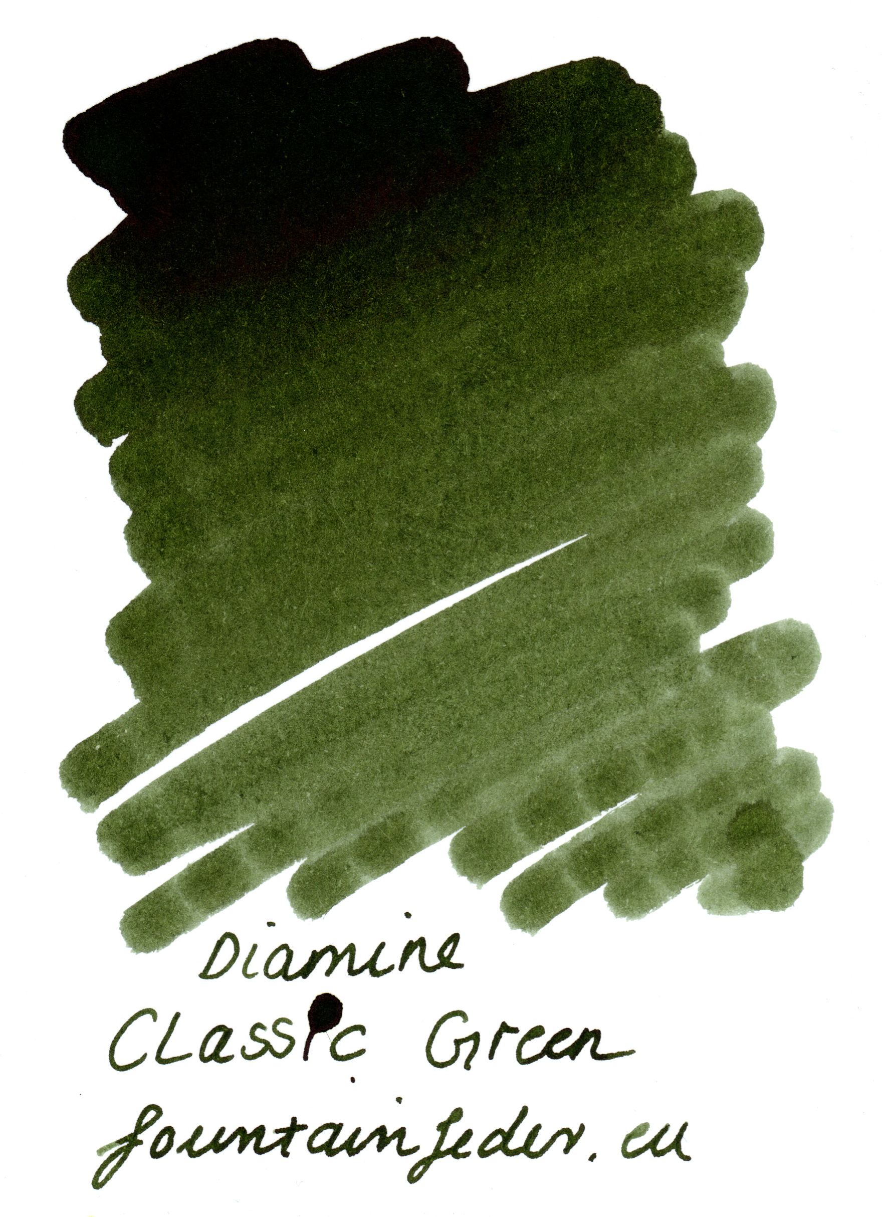 Diamine Classic Green Ink Sample 2ml