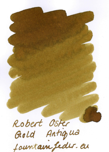 Robert Oster - Gold Antiqua Ink Sample 2ml