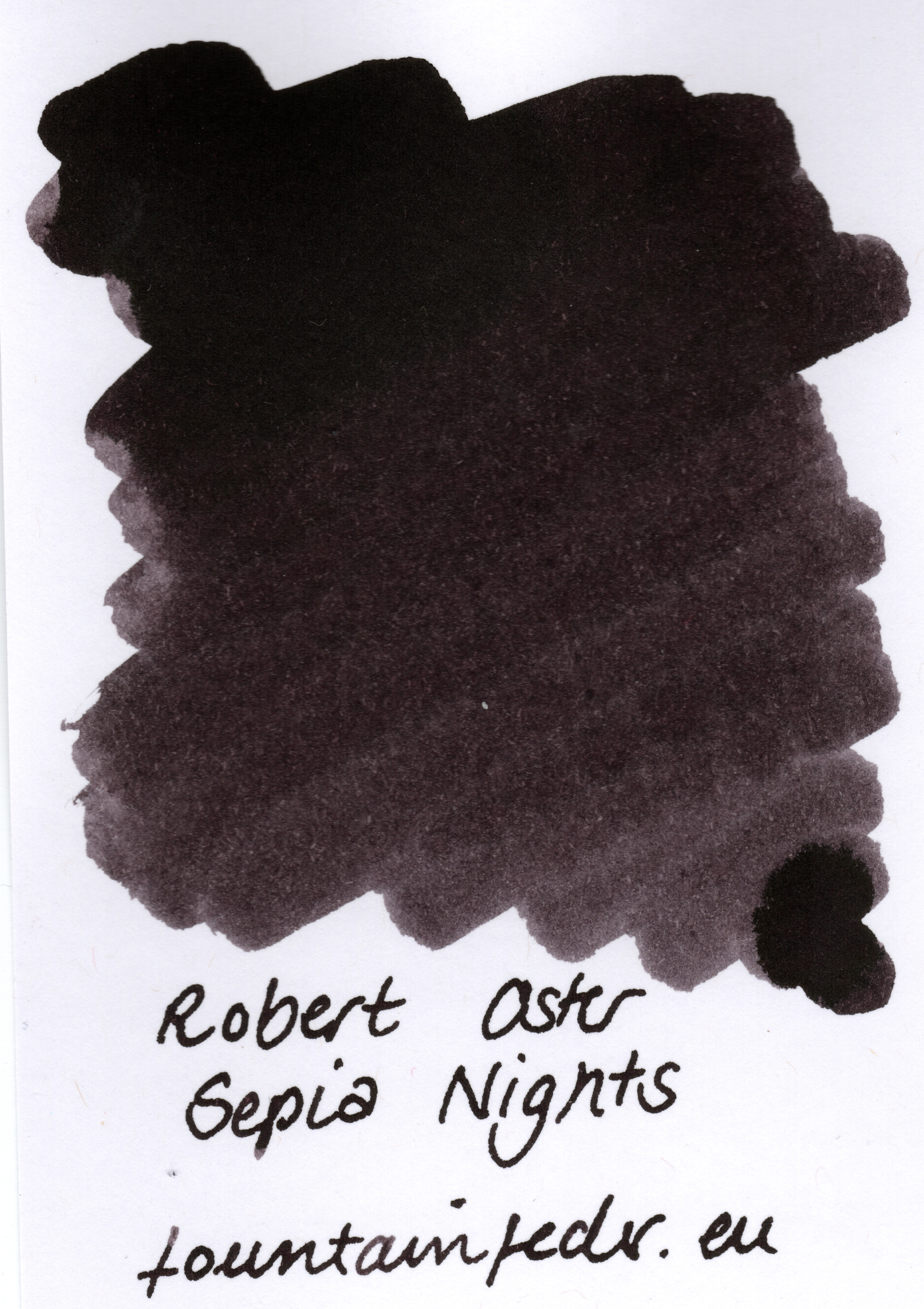 Robert Oster - Sepia Nights Ink Sample 2ml