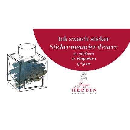 Jacques Herbin Ink Swatch Sticker