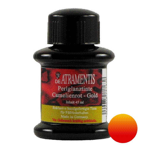 DeAtramentis Pearlescent Camelien Red - Gold 45ml
