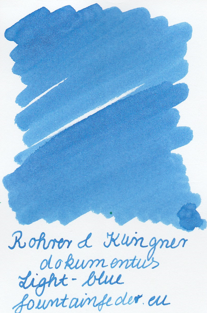 Rohrer & Klingner Documentus Light Blue Ink Sample 2ml 