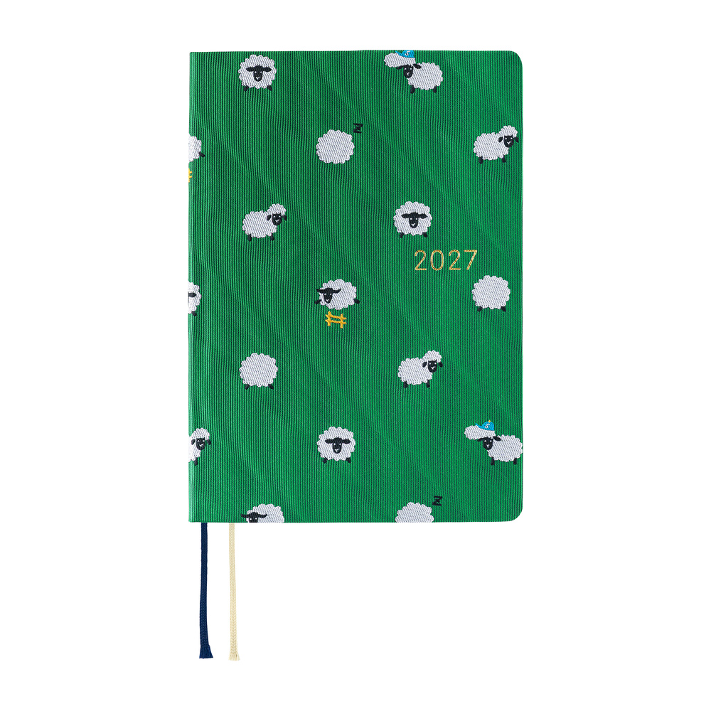 Hobonichi HON  Bow & Tie Sheep Sheep Sheep 2027