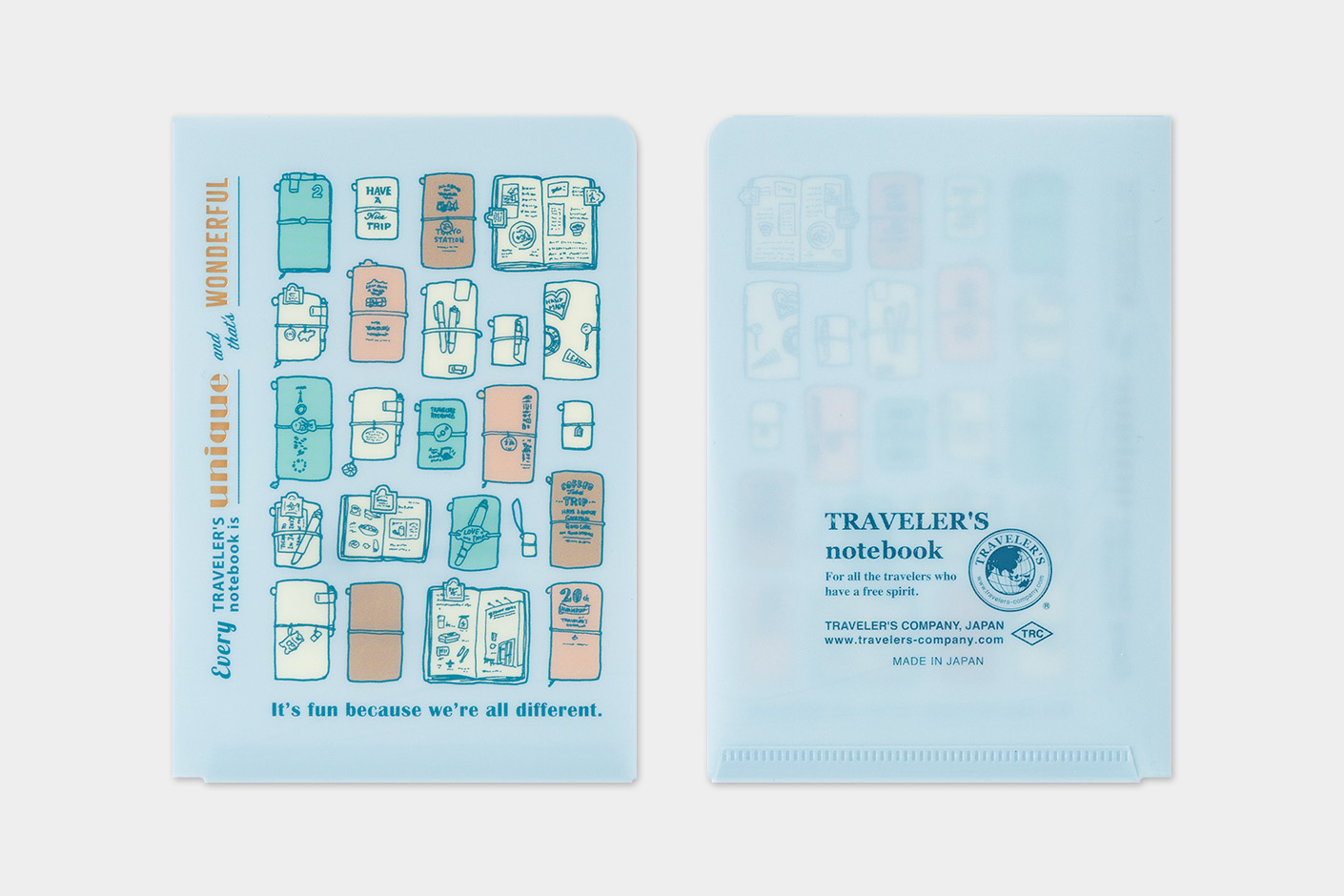 Traveler`s Company 2027 Clear Folder Passport Size
