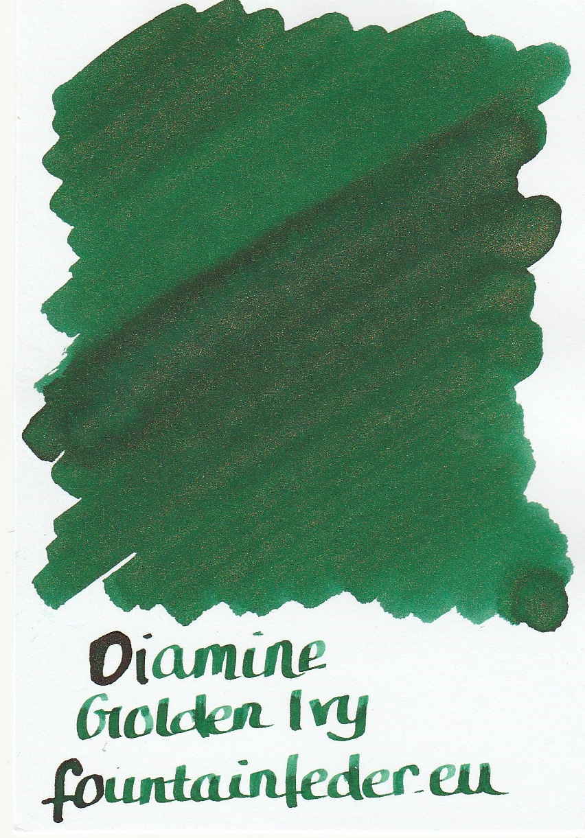 Diamine Shimmer Golden Ivy 50ml