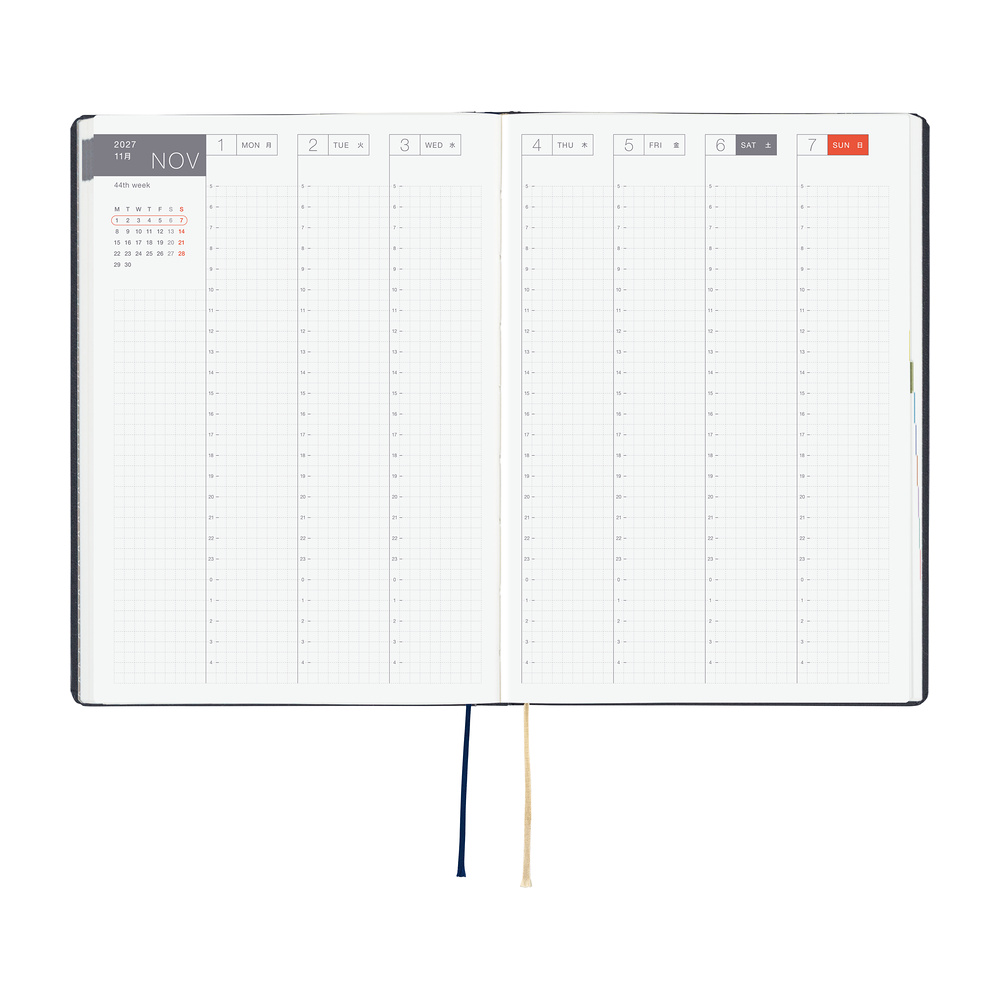 Hobonichi HON  Slash (Navy) - 2027