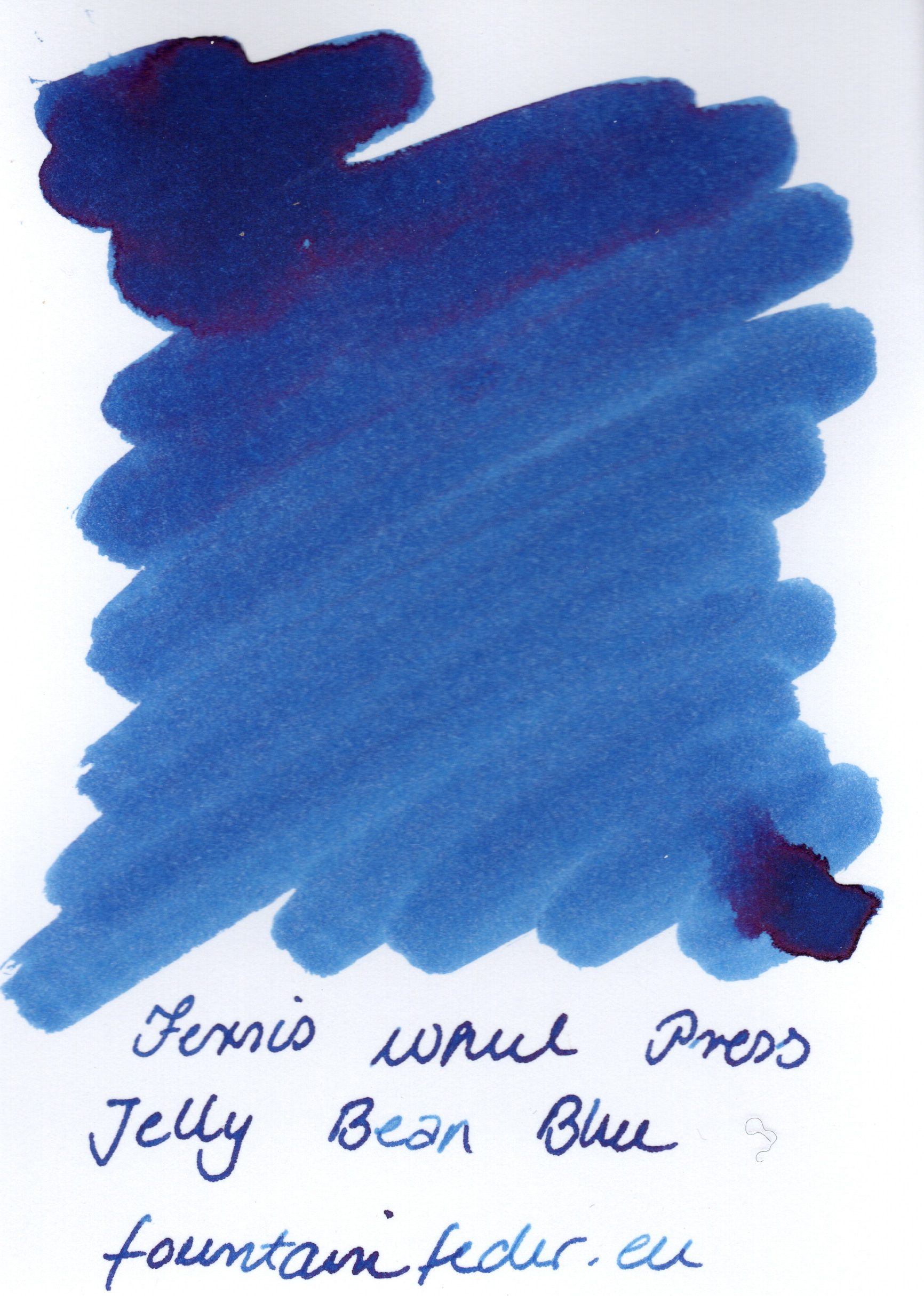 Ferris Wheel Press - Jelly Bean Blue Ink Sample 2ml