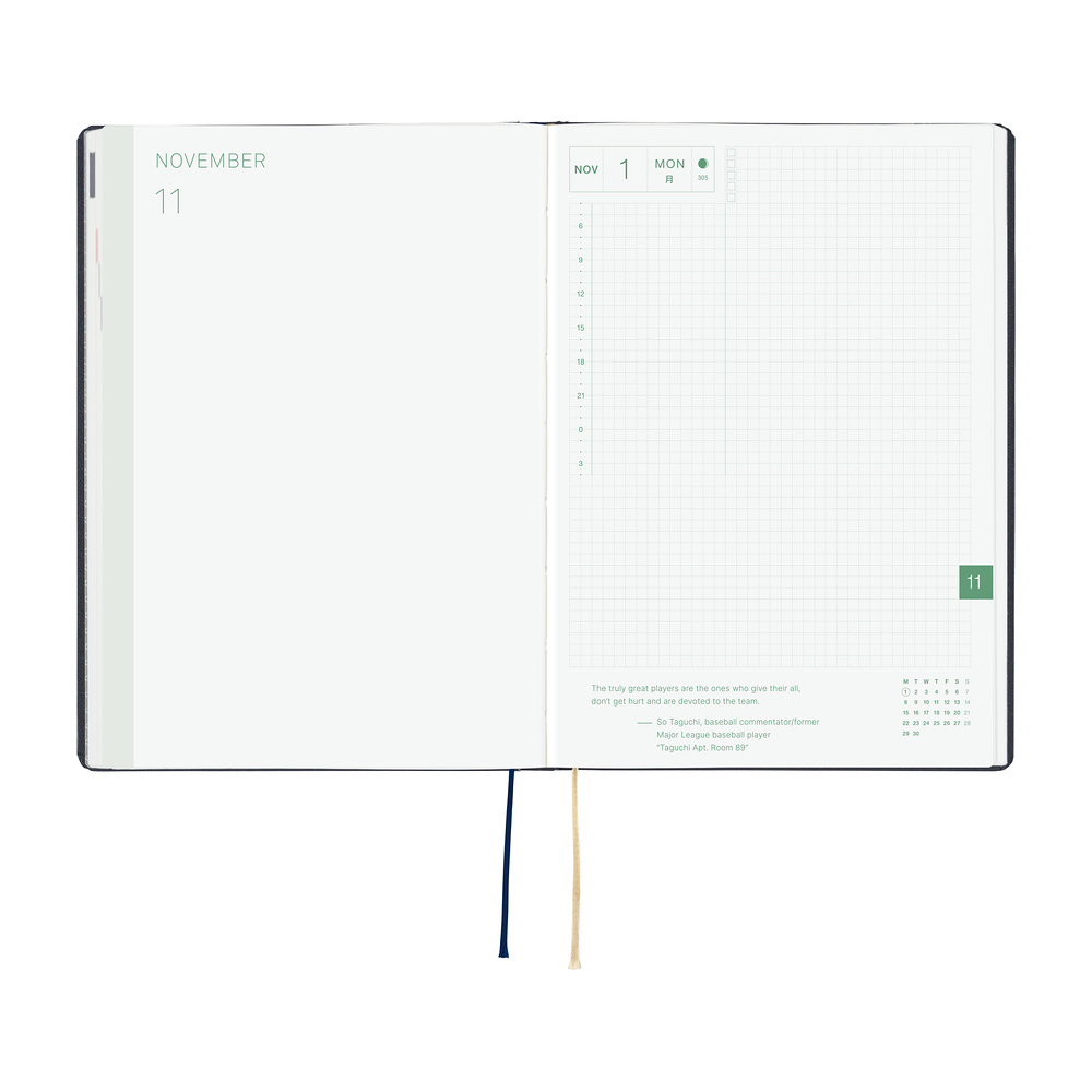 Hobonichi HON  Slash (Navy) - 2027