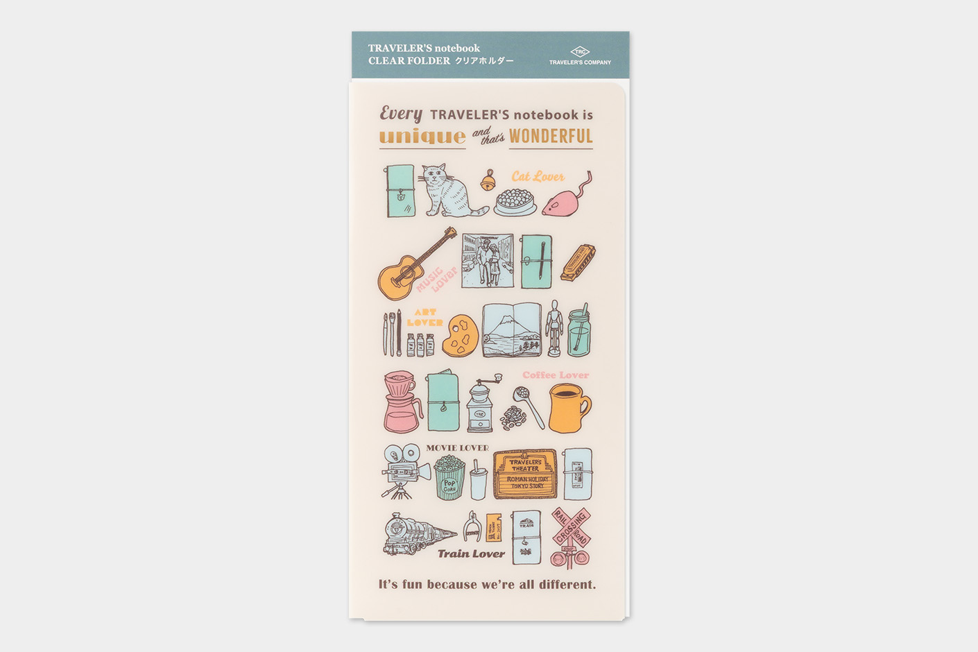 Traveler`s Company 2027 Clear Folder Regular Size