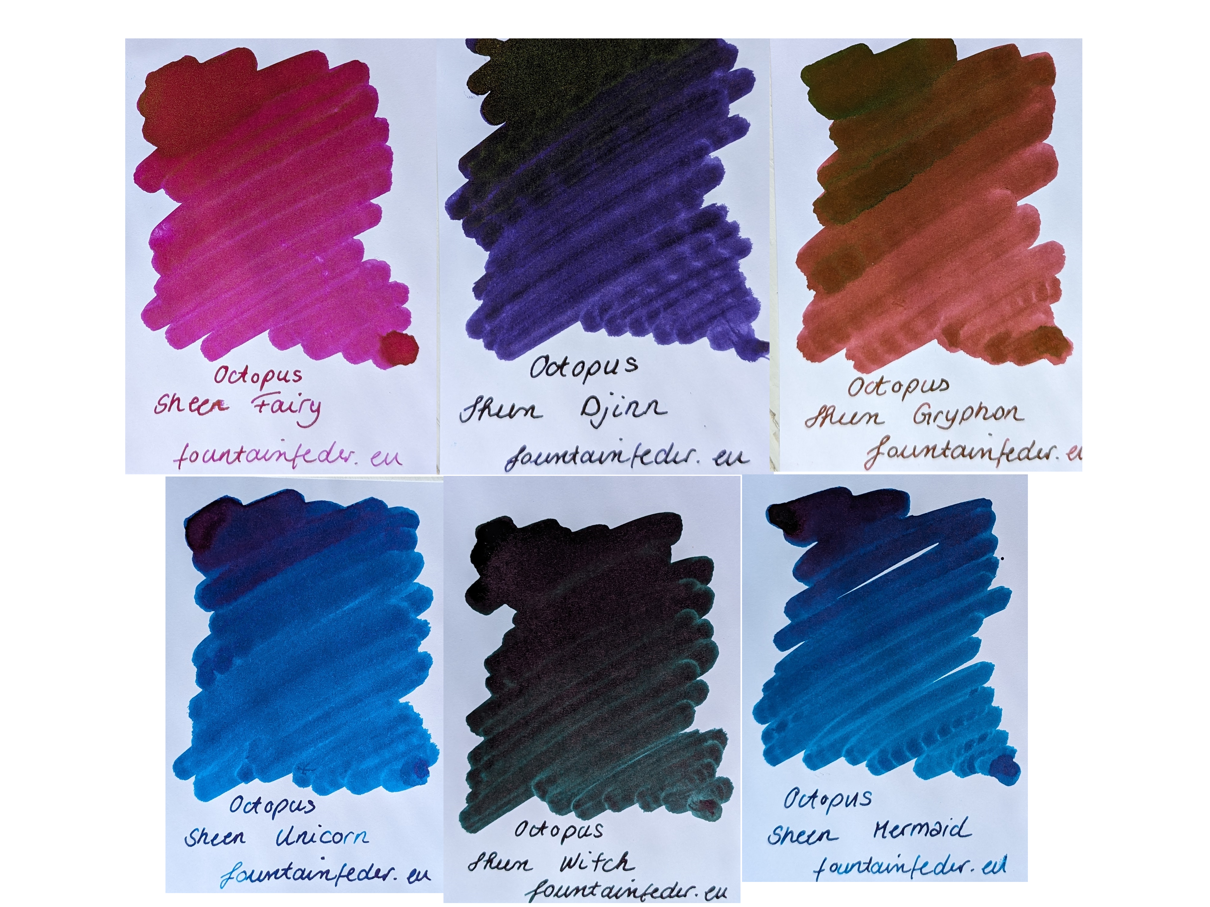 Octopus Sheen Fairy Ink Sample 2ml 