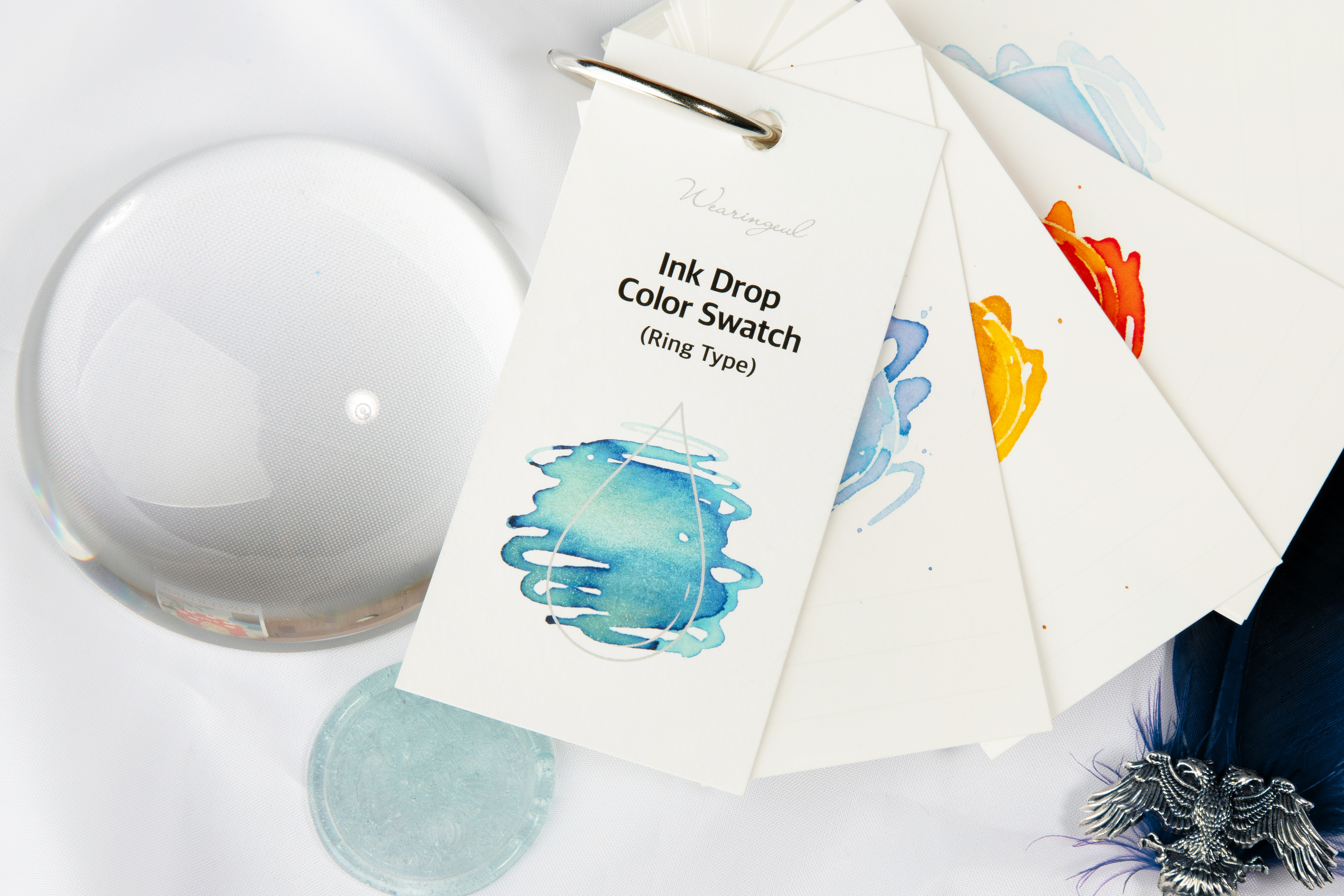 Wearingeul Ink Drop Color Swatch - Ring Type