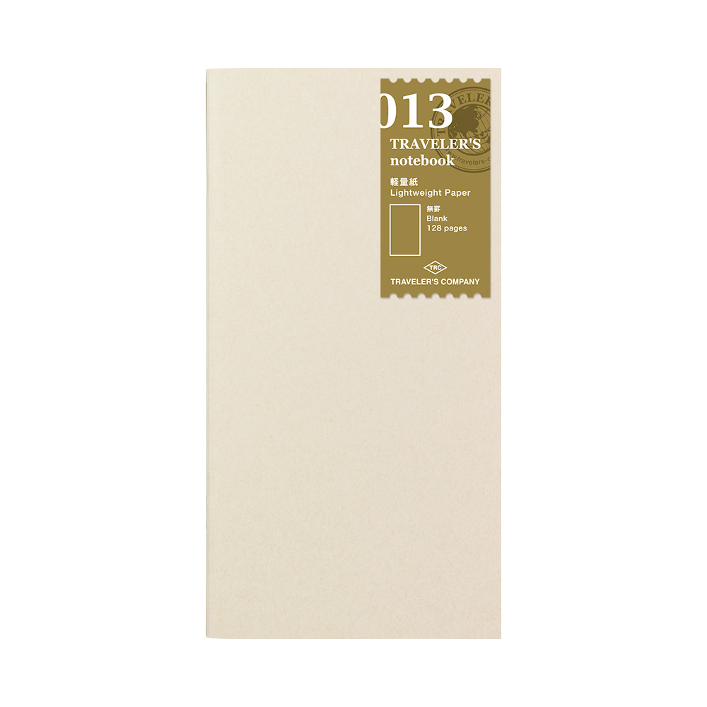 013. Lightweight Paper Notebook Refill Regular Size