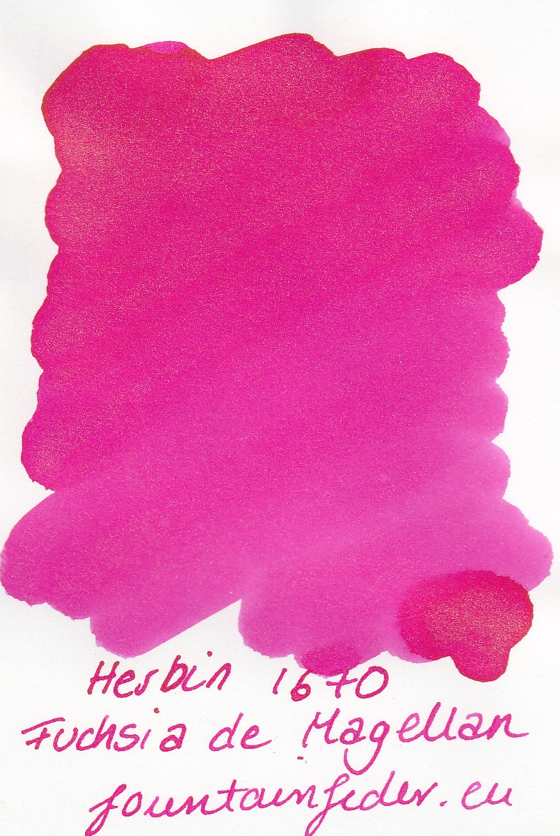 Herbin 1670 Fuchsia de Magellan Ink Sample 2ml 