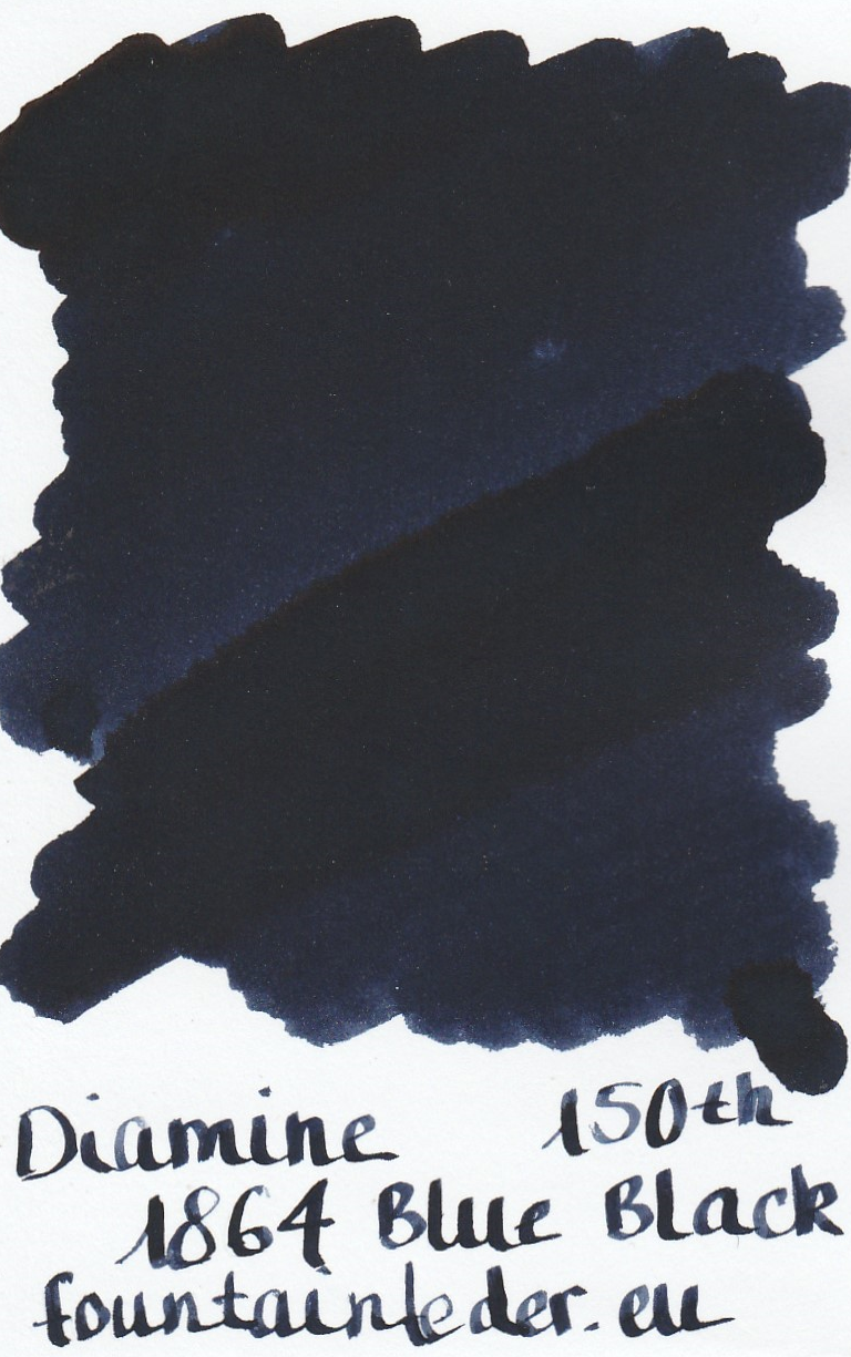 Diamine 1864 Blue Black Ink Sample 2ml