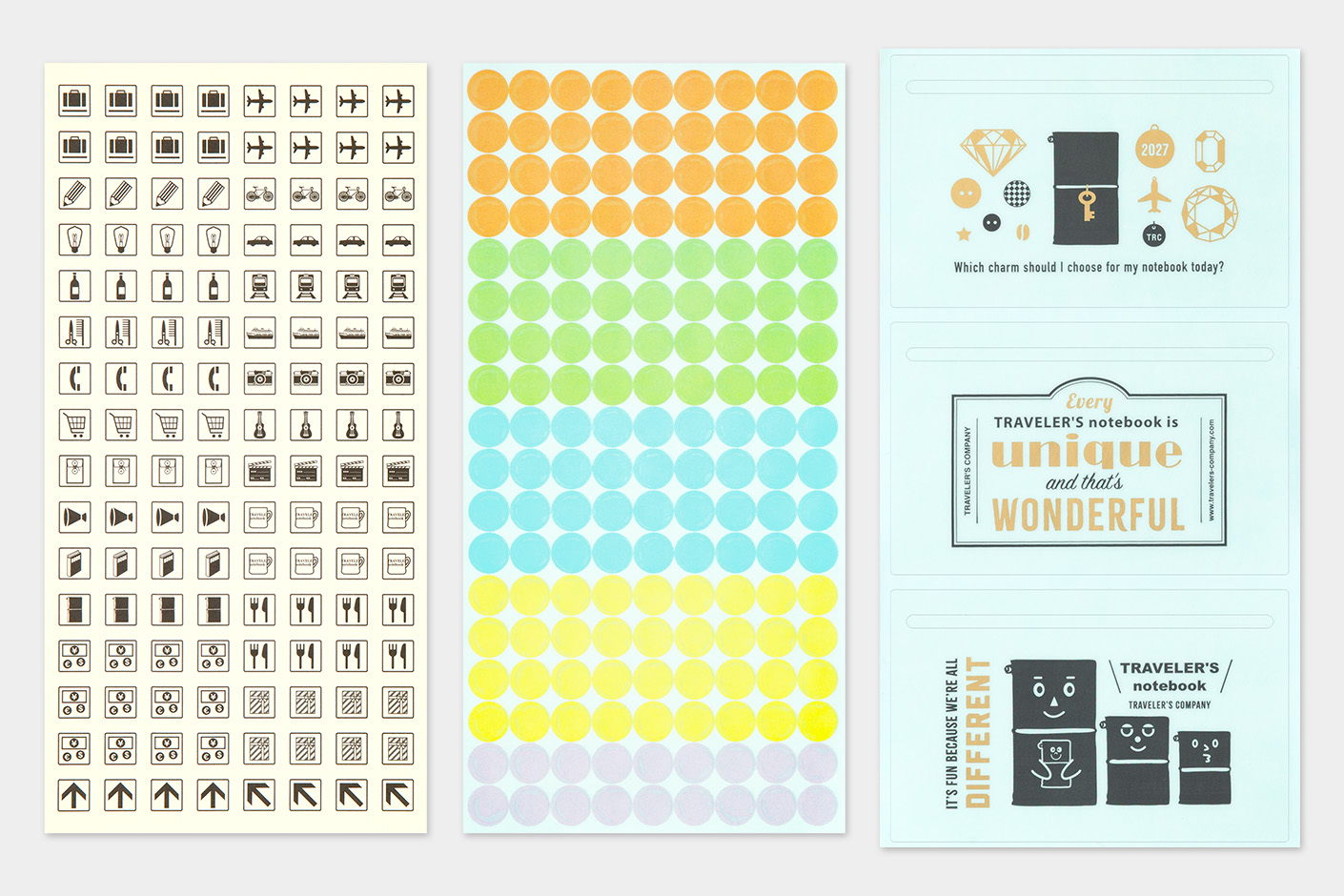 Traveler`s Company 2027 Customized Sticker Set